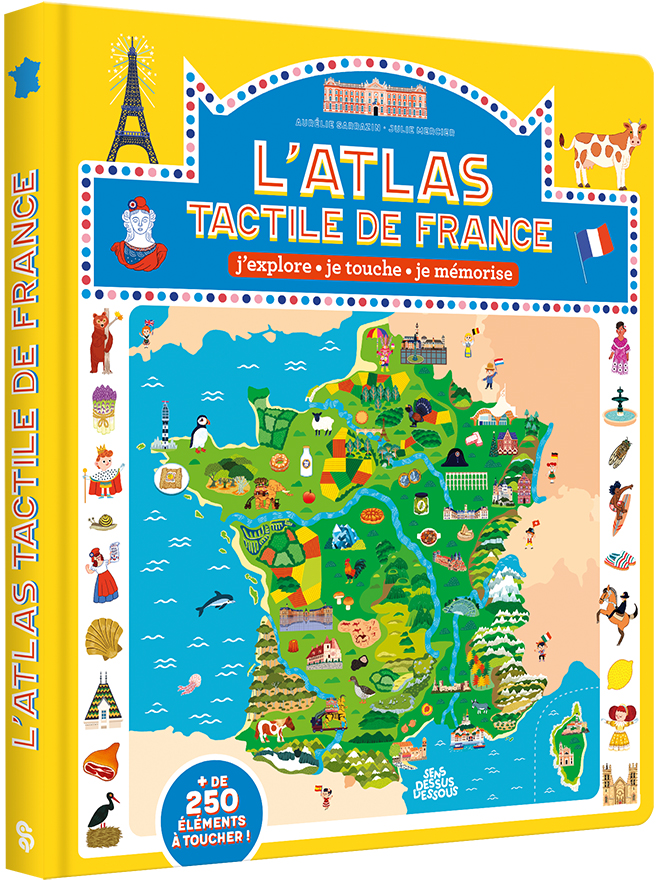 couverture atlas tactile de france