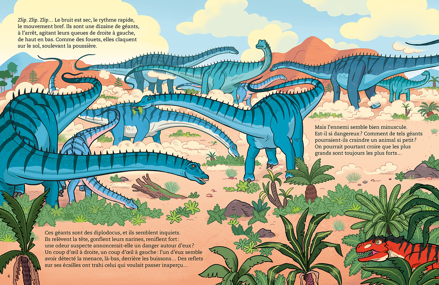 diplodocus troupeau