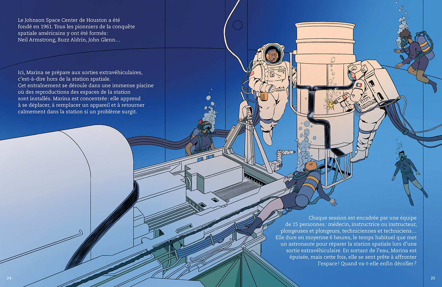 à l'école des astronautes