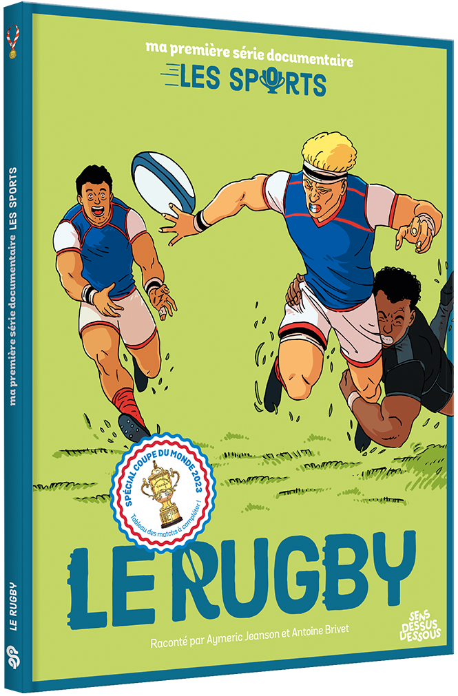 couverture 3D rugby dessus dessous